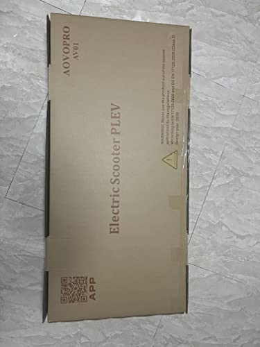 AOVOPRO Electric Scooter, 30 km Range, 350 W Motor, Electric Scooter Adult Folding 8.5 inches, Load 120 kg (AV01-Yellow)