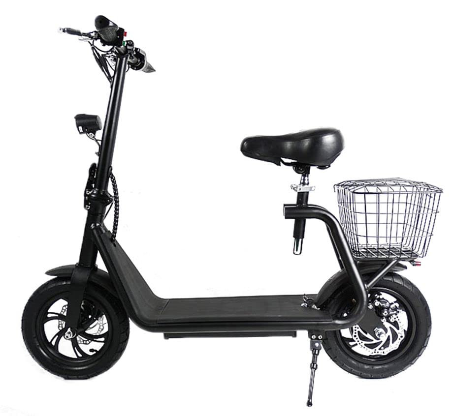 Electric Scooter Adult, E Scooter Long Range, Max Speed 25km/h, 350W Motor, Triple Braking System, Foldable and Portable