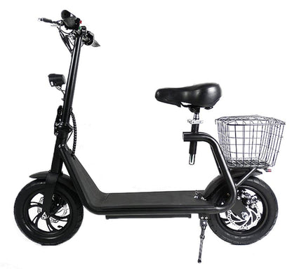Electric Scooter Adult, E Scooter Long Range, Max Speed 25km/h, 350W Motor, Triple Braking System, Foldable and Portable
