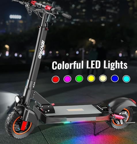 Electric Scooter for Adults,iENYRID M4 Electric Scooter Folding Scooter Motorized Kick Scooter Adult Foldable E Scooter Off Road Fast Speed Long Range, Black