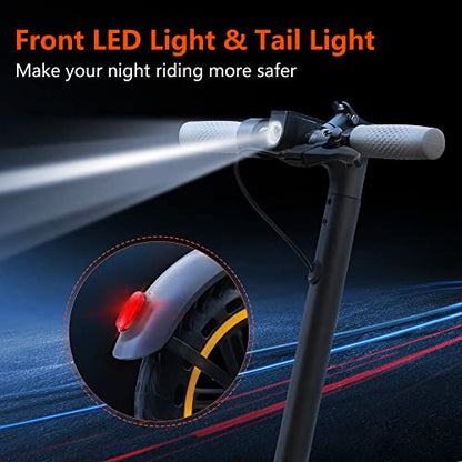 AOVOPRO Electric Scooter, 30 km Range, 350 W Motor, Electric Scooter Adult Folding 8.5 inches, Load 120 kg (AV01-Yellow)