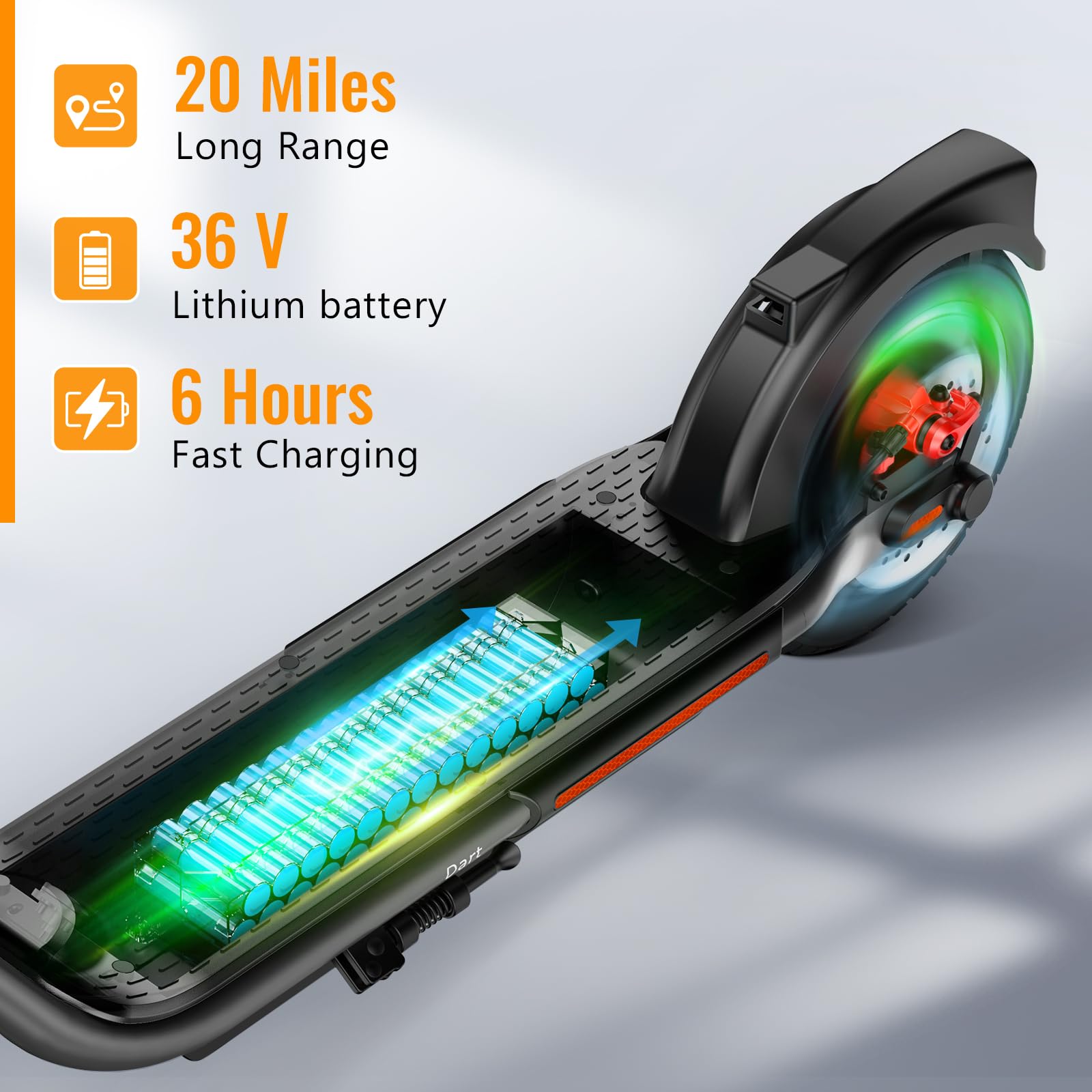 SISIGAD Electric Scooter for Adult,10 inches Solid Tires,32km Long Range,500W Peak Motor 3 Speed, Portable and Foldable Scooter Electric, Electric scooter for Teens Commuting with App Control