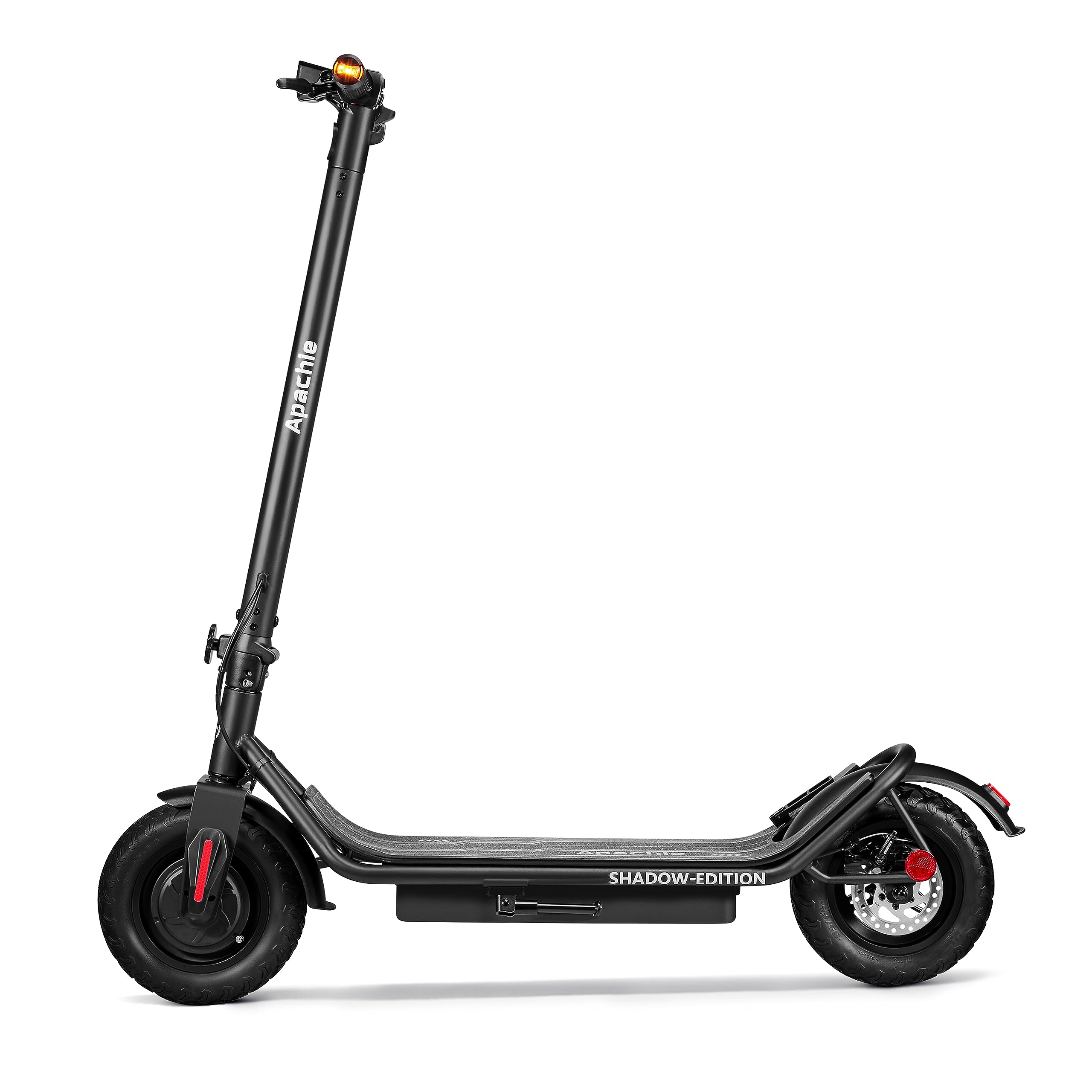 Apachie Shadow Edition Adults Electric Scooter, 500W Motor, 10.5 inch Wheels, E-Scooter, 12.5AH Lithium Battery, 3 Speed Modes, 45km Long Range, Dual Braking System, APP Control, Bluetooth …