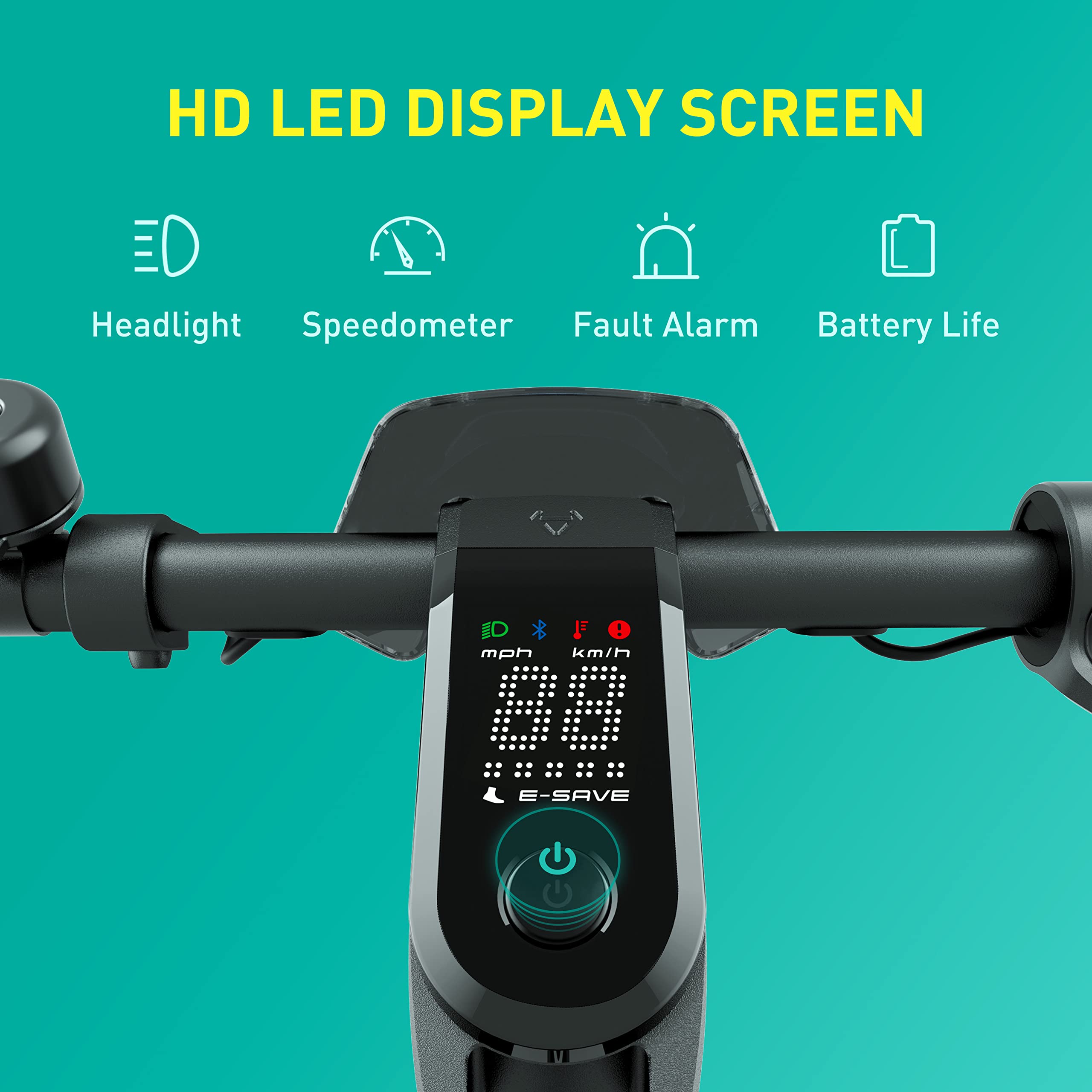 NIU KQi2 Pro Electric Scooter Adult, E Scooter 40km Long Range, Max Speed 25km/h, 300W Motor, APP Control, Double Braking Systme, Foldable and Portable (Grey)