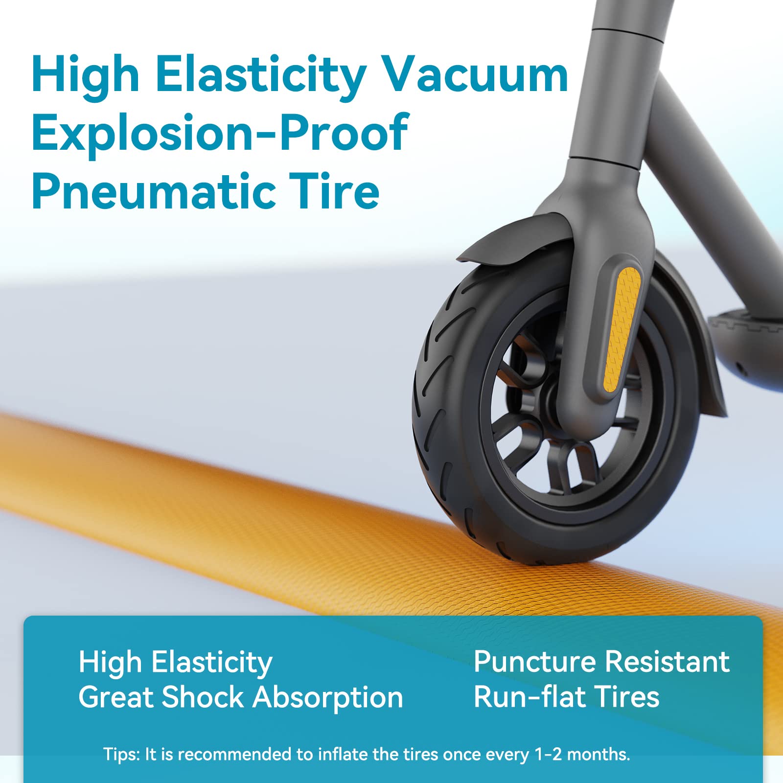 Electric Scooter Adult, 30-35KM Range, 25KM/H Maximum Speed, 9 Inch Tyres, 350 W Motor, App Control, Maximum Load 120 kg