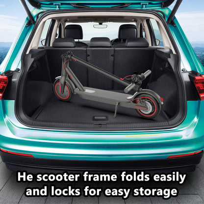 Sunclimb 8.5 Inch Electric Scooter for Adults with LED Display with App Function, 20-30 Km Range and 120kg Load with Mobile Phone Holder and Car Lock